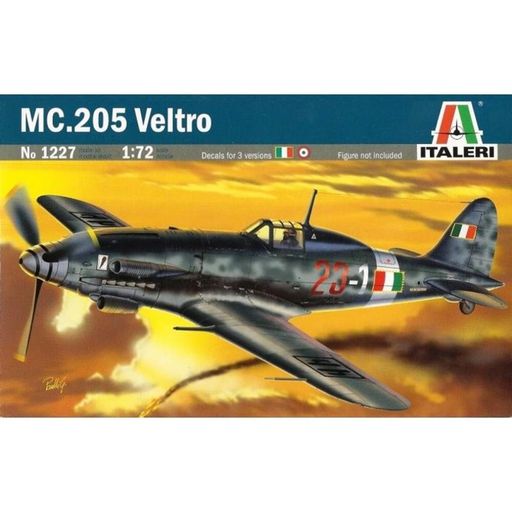 205 Veltro Model Kit  Scala 1:72 Italeri 1227 Mc