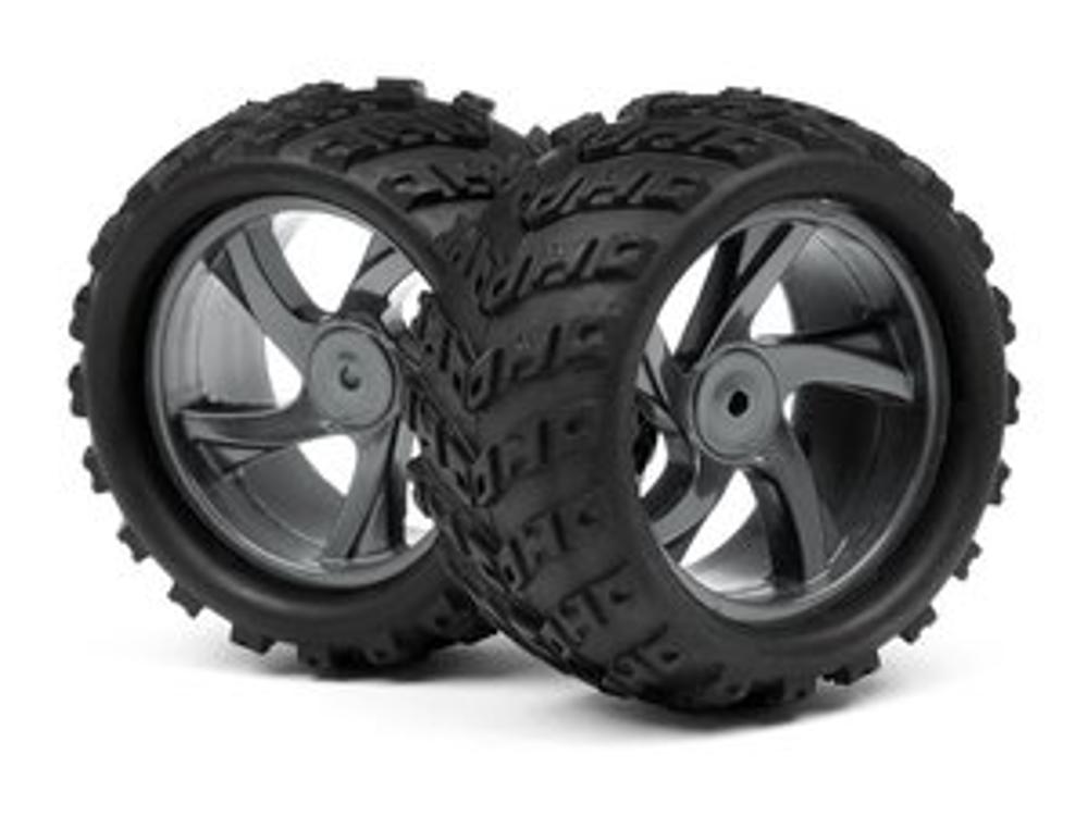 2 Pcs Xb Maverick Wheel And Tire Set Rear 