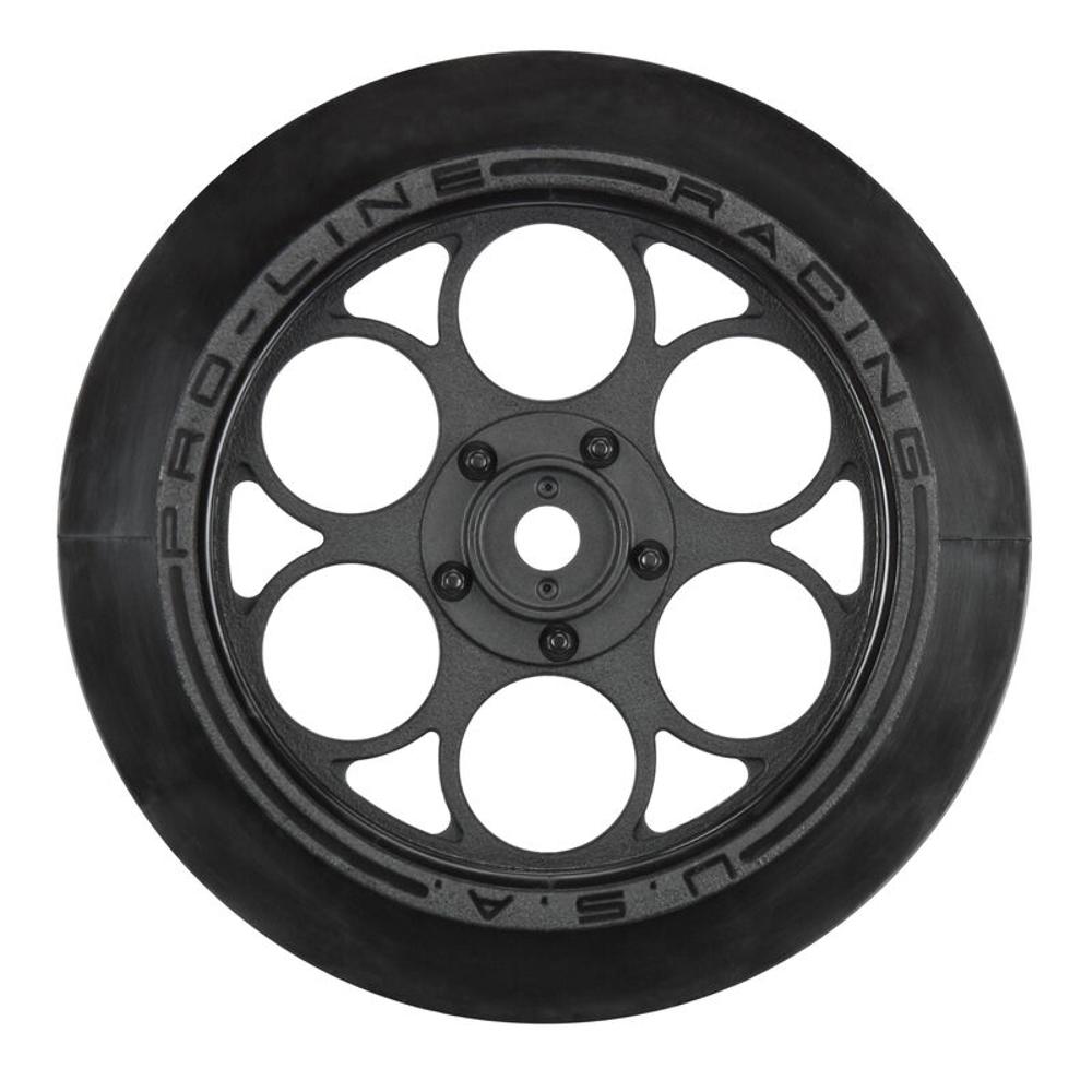 Slash 2WD Pro-line Racing Impulse Black Front Wheels PRO277103
